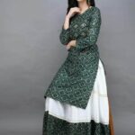 Ready made Skirt & Unstitched Kameez